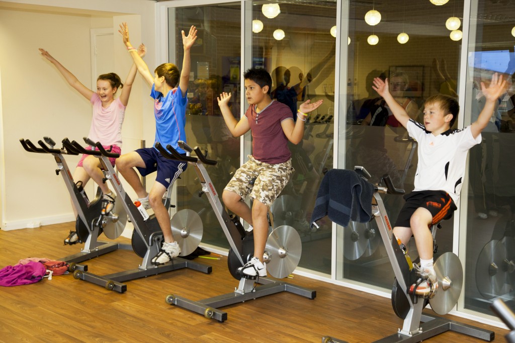 Junior spin class