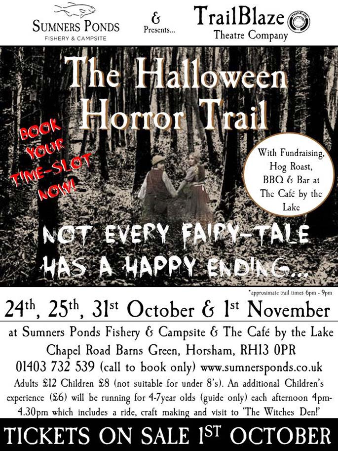 Halloween horror trail in Horsham