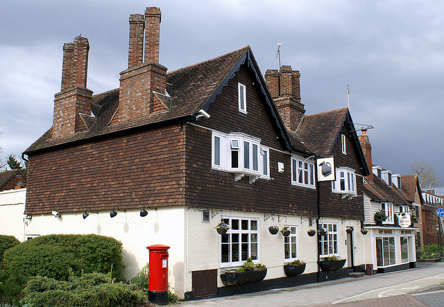 Black jug pub in Horsham