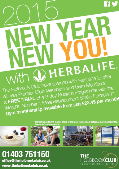 New Year New You at Holbrook Club