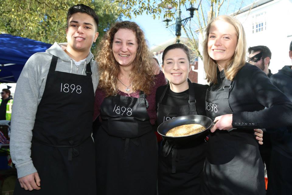 1898 Pancake Race Team