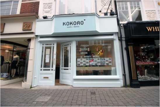 Kokoro sushi bar in Horsham