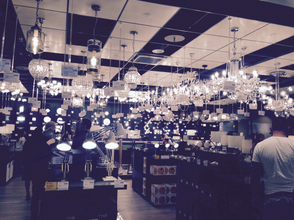 lighting section John Lewis