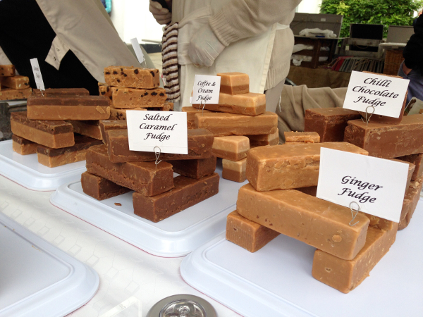 selection of fudge