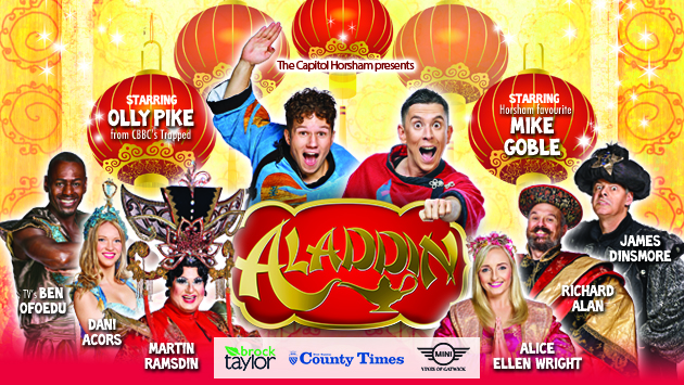 aladdin pantomime in Horsham