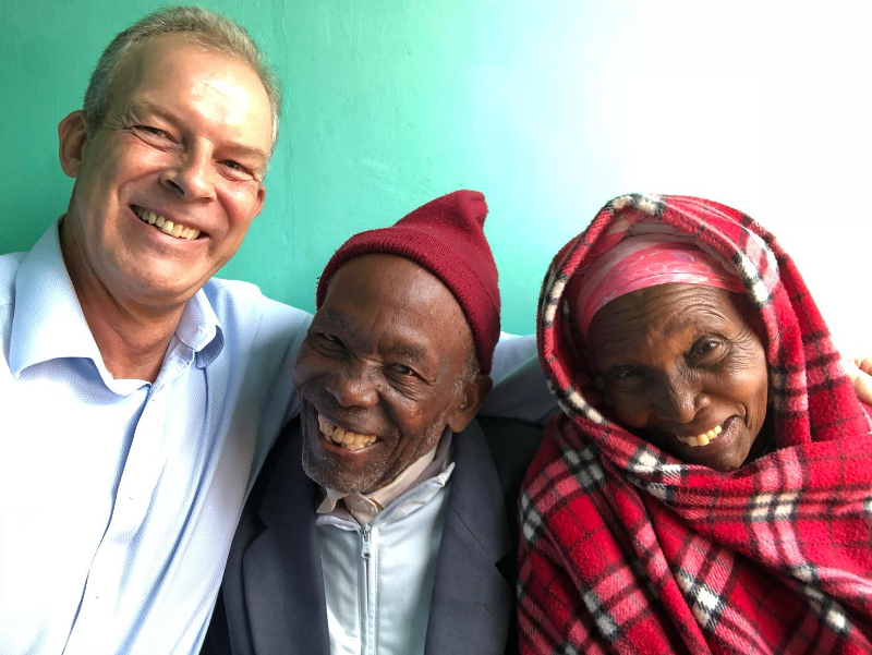 Mzee and his wife