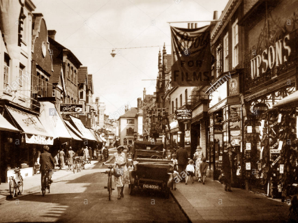 west street horsham 1920s